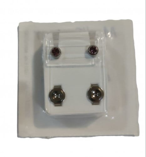 حلق نسائي طبي أمريكي ستانلس ستيل  من ميدي سيستم ( وردي غامق ) medisystem