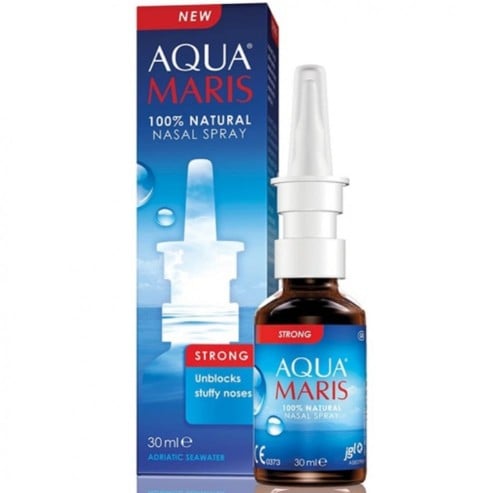اكوا ماريس بخاخ الانف سترونج لازالة الاحتقان وغسل الانف بطريقة طبيعية 30 مل