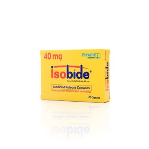 ايزوبايد 40 مجم 20 كبسولة   ISOBIDE 40 MG