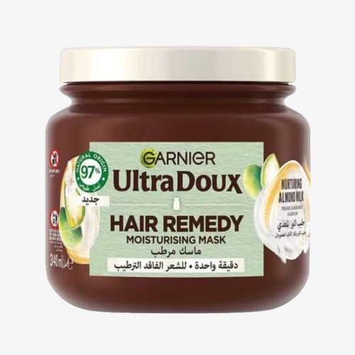 غارنييه ألتيميت بليندز قناع حليب اللوز المغذي للشعر 340 مل. Garnier