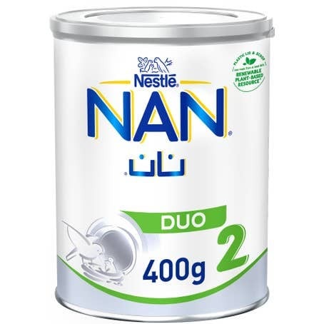 نستلة نان حليب أطفال ديو (2) 400 جم.  Nestle