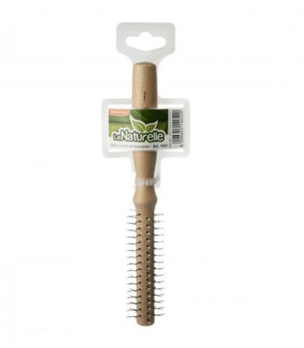 فرشاة شعر دائرية الشكل لي ناتشرل من بوريل 1405 بيج.  boreal