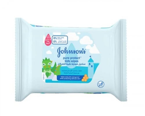 Johnson مناديل حماية نقية للصغار من جونسون _25 منديل