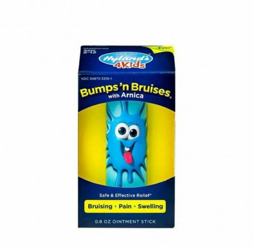 مرهم الأطفال 4 Bumps 'n Bruises مع زهرة العطاس ، تخفيف طبيعي للكدمات والألم والتورم ، 0.8 أونصه من هايلاند