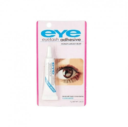 غراء لاصق للرموش ابيض شفاف ضد الماء من عين 7جرام