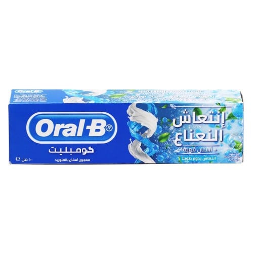 اورال بي معجون اسنان بالفلورايد انتعاش دائم 100 مل.  ORAL B