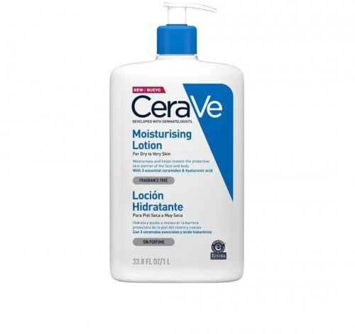 Cerave لوشن مرطب للبشرة الجافة إلى شديدة الجفاف علاج ترطيب للوجه - مرطب للجسم من سيرافي _ 1 لتر