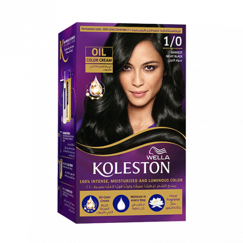 صبغة الشعر الدائمة من ويلا كوليستون _ سواد الليل 1/0.   Koleston