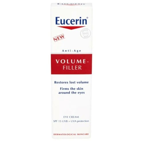 يوسيرين كريم شد منطقة ما حول العيون فيلر هيالورون مع عامل حماية 15 15 مل كريم العين.    Eucerin