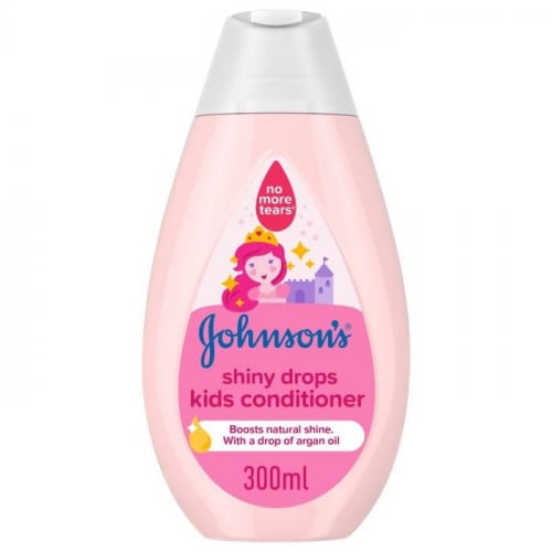 Johnson بلسم الأطفال، القطرات اللامعة، بزيت الارجان، للمعان طبيعي للشعر من جونسون  - 300 مل