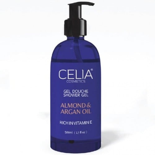 سيليا غسول الجسم باللوز وزيت الارجان – CELIA shower gel almond and argan oil 500ml