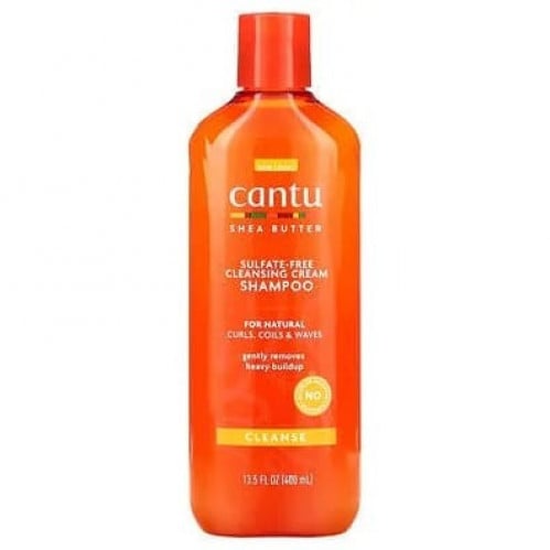 كانتو شامبو الشعر بزبدة الشيا خالي من السلفات 400 جم - Cantu Shea Butter Sulfate-Free Cleansing Cream Shampoo 400ml