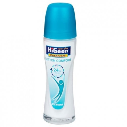 مزيل العرق قطن كومفورت  من هاي جين _ 75 مل / Higeen