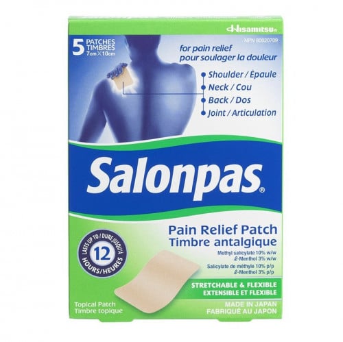 لصقة لتخفيف الألم من سالونباس  _5 لصقات / Salonpas