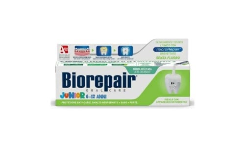 بيوريبير معجون أسنان بالنعناع اللطيف للأطفال من 6 إلى 12 سنة 75 مل.  Biorepair