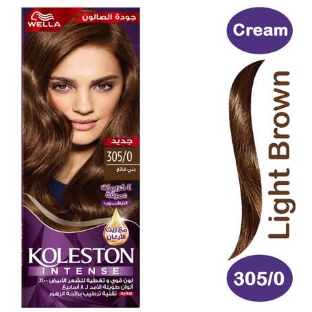 كوليستون صبغة شعر بني فاتح + مظهر 305/0. Koleston