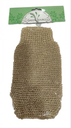 ليفة حمام بشكل الكف مصنوعة من الجوت الطبيعي من جرين سورس / Green source