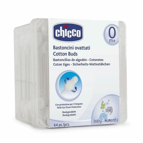 أعواد قطن للاذن من شيكو _ 64  عود Chicco