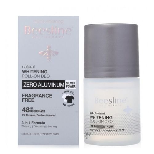 مزيل عرق رول أون خالي من الألمنيوم لتفتيح البشرة من بيزلين 70 مل. Beesline