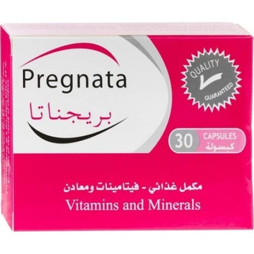 بريجناتا فيتامينات متعددة 30 كبسولة.   / Pregnata