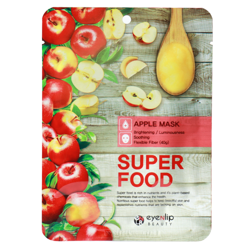 ماسك آينليب سوبر فود بالتفاح - 1 قطعة.    Eyenlip Super Food