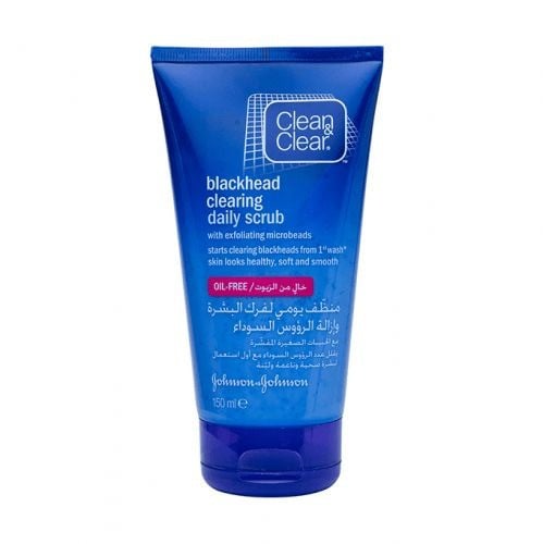 منظف يومي لفرك البشرة وإزالة الروؤس السوداء  من كلين اند كلير  - 150مل Clean and Clear