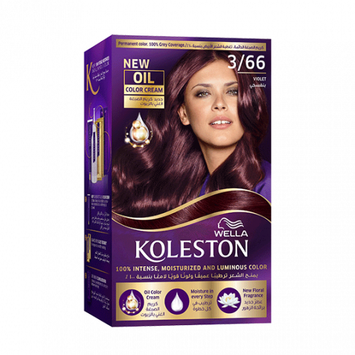 صبغة الشعر الدائمة من ويلا كوليستون _ بنفسجي 3/66.   Koleston