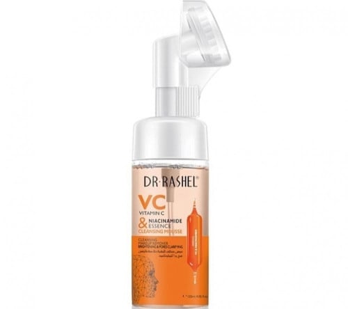 موس منظف للبشره بخلاصه فيتامين سي والنيكوناميد من دكتور راشيل _ 120 مل DR rashel