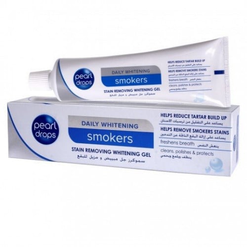 بيرل دروبس – معجون أسنان بالنعناع لتبييض الأسنان للمدخنين 75 مل pearl drops