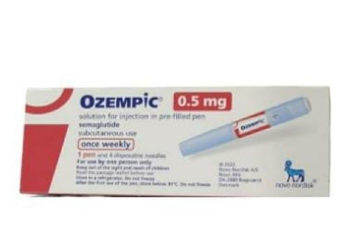 ابر اوزيمبيك 0.5 مجم لضبط السكر والتحكم في الوزن _  1 قلم 1.5 مل. ( شحن مبرد )  Ozempic