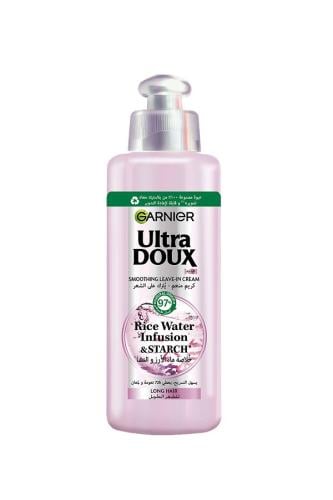 الترا دوكس كريم منعم - يترك على الشعر بخلاصة ماء الأرز والنشأ - 200 مل.  Garnier