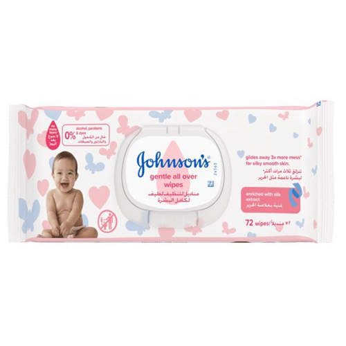 Johnson مناديل مبللة للأطفال من جونسون - 72 منديل