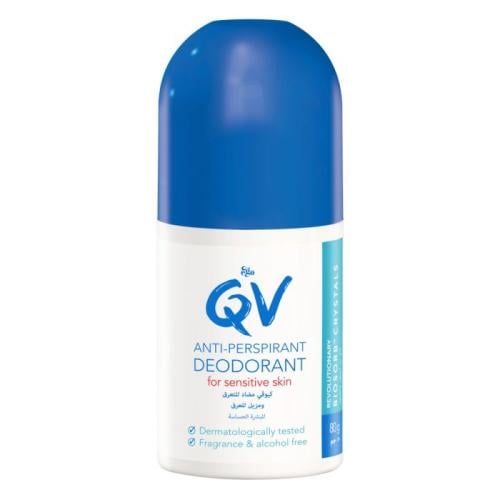 كيوفي، مزيل عرق ومضاد التعرق، للبشرة الحساسة، خالي من العطور _ 80 جرام   QV