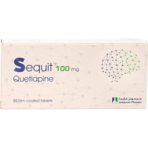 سكويت 100 مجم، مضاد للهذيان، لعلاج الأمراض النفسية - 30 قرص.  Sequit 100 Mg