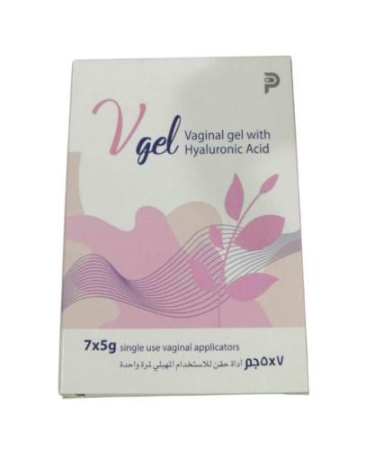 Vgel vaginal gel with hyaluronic acid أداة حقن للأستخدام المهبلي لمرة واحدة _ 7×5g