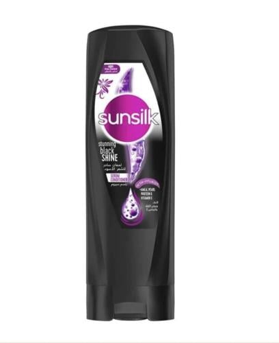 بلسم لمعان الشعر الأسود المذهل من صانسيلك - 350 مل Sunsilk