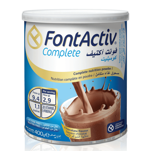 فونت اكتيف كومبليت بنكهة الشوكولاتة 400 جرام  Fontactiv