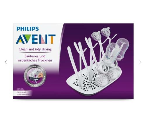 أفنت - فيليبس رف تجفيف زجاجات الرضاعة وملحقاتها     philips avent