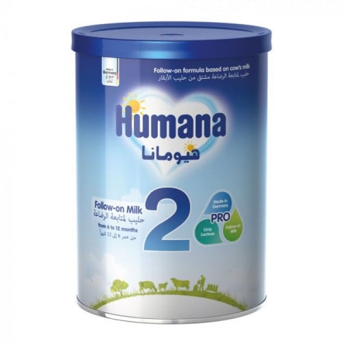 Humana حليب أطفال، مرحلة 2، من 6-12 شهر من هيومانا - 1600 جم