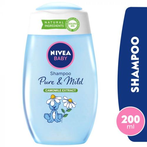 نيفيا، بيبي شامبو، بيور آند ميلد، بخلاصة الكاموميل - 200 مل.  NIVEA