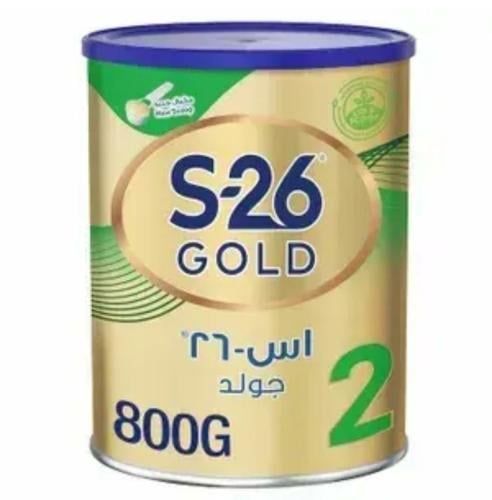 S 26 Gold حليب أطفال من عمر 6 _ 12 شهر  من اس 26 بروميل جولد تركيبة لمتابعة تغذية الرضع المرحلة 2 - 800 جرام