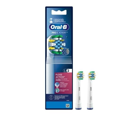 رأس بديل لفرشاة الأسنان أورال-بي فلوس أكشن.  Oral B