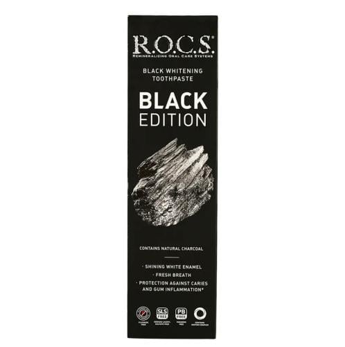 روكس معجون اسنان مبيض بقوة الفحم 60 مل. Rocs