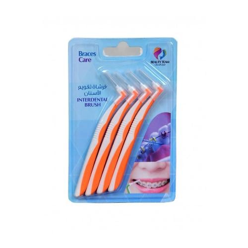 فريق الجمال فرشاه تقويم الاسنان _ 4 قطع  Interdental Brush
