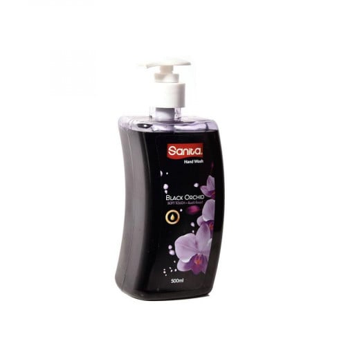 سانيتا سائل تنظيف اليدين بعطر عبير الأوركيد الأسود _ 500 مل   Sanita