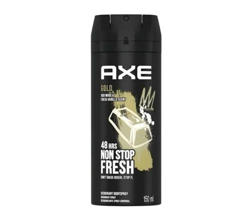 مزيل العرق وسبراي الجسم جولد للرجال من اكس _ 150 مل Axe