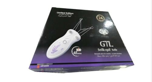 جهاز لإزالة شعر الجسم والوجه لبشرة ناعمة لعدة أسابيع  Gtl seilk epil xelle