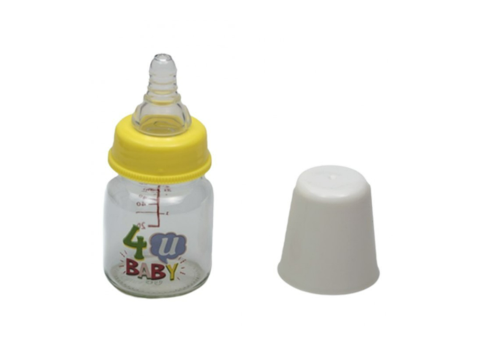رضاعة فور يو بيبي زجاج  بدون يد _ 60 مل   4U BABy