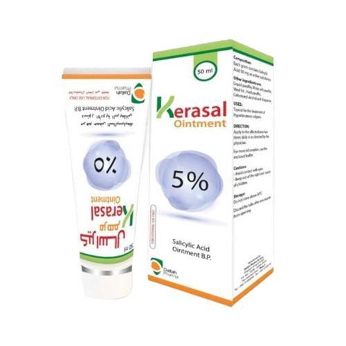كيراسال مرهم حمض الساليسيليك 5% حجم _  50 مل.  Kerasal