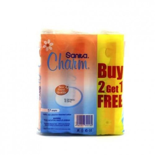 سانيتا شارم، قطع قطنية دائرية، بملمس العسل، عبوة ترويجية 3X80 قطعة - 1 عبوة    Sanita